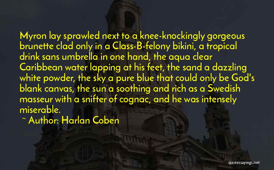 Blue Sky And Water Quotes By Harlan Coben