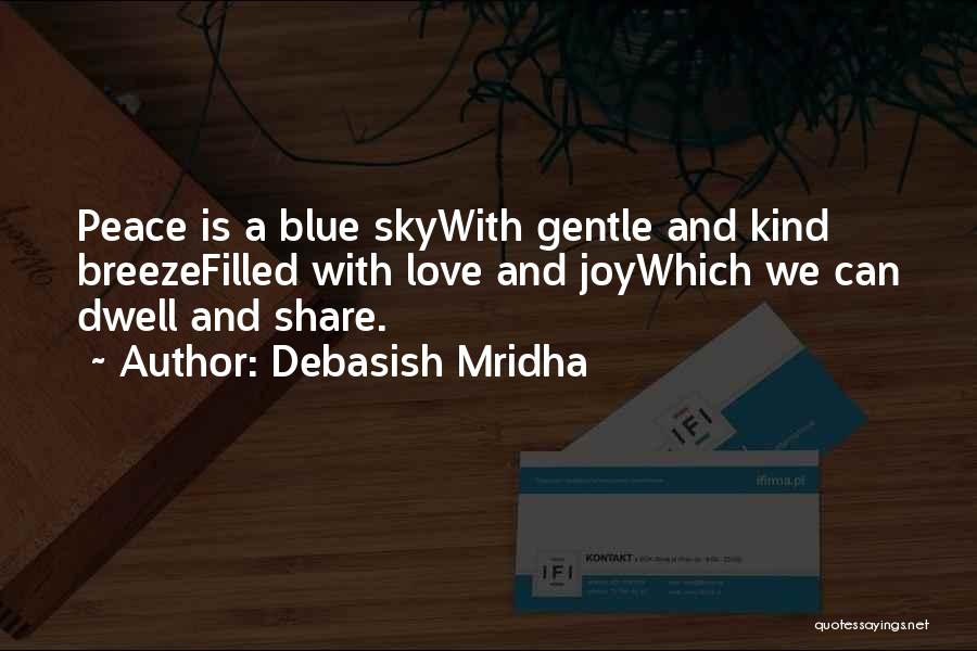 Blue Sky Inspirational Quotes By Debasish Mridha