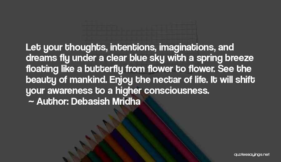 Blue Sky Inspirational Quotes By Debasish Mridha