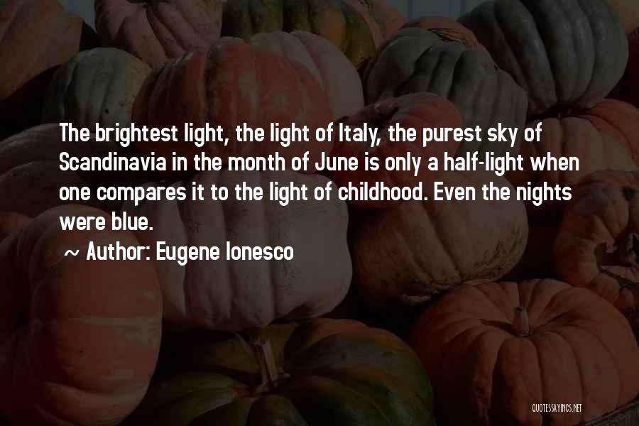 Blue Sky Inspirational Quotes By Eugene Ionesco