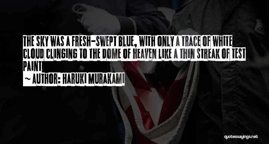 Blue Sky White Cloud Quotes By Haruki Murakami