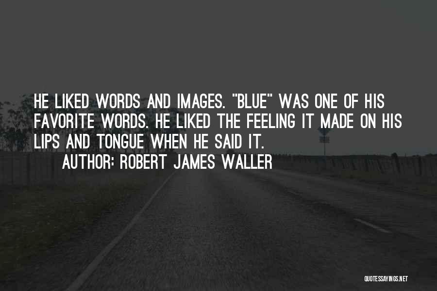 Blue Tongue Quotes By Robert James Waller