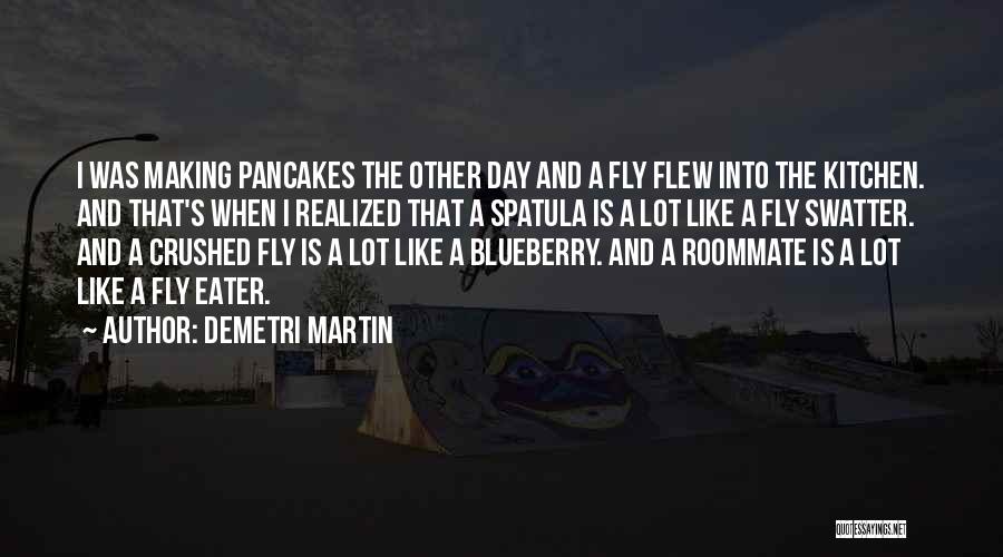 Blueberry Pancakes Quotes By Demetri Martin