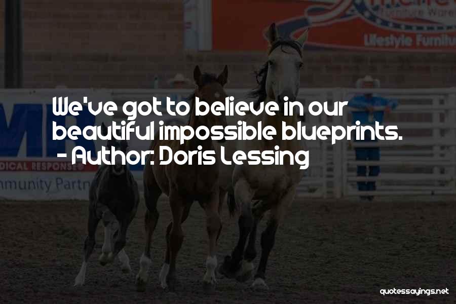 Blueprints Quotes By Doris Lessing