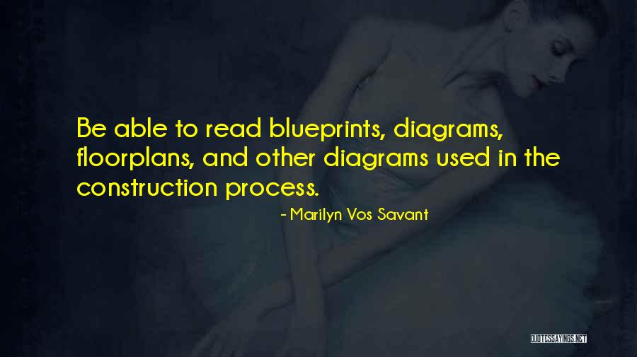 Blueprints Quotes By Marilyn Vos Savant