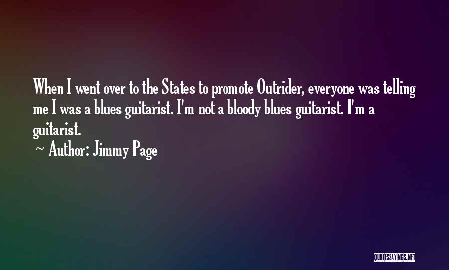 Blues Guitarist Quotes By Jimmy Page