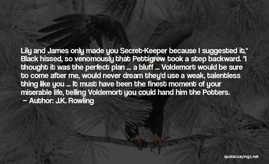 Bluff Quotes By J.K. Rowling