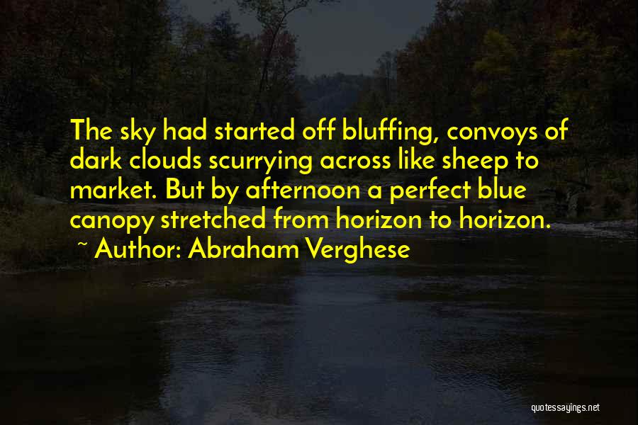 Bluffing Quotes By Abraham Verghese