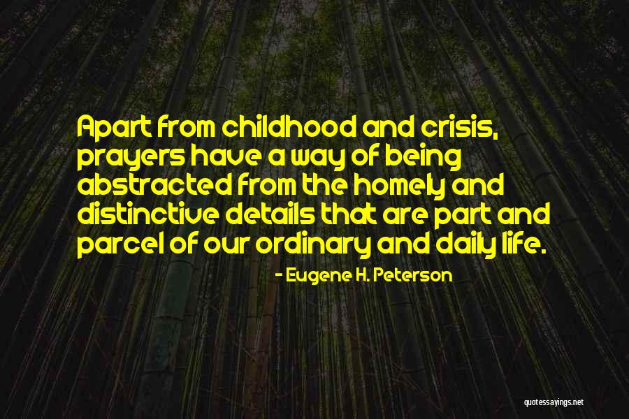 Bluhm Enterprises Quotes By Eugene H. Peterson Bluhm Enterprises Quotes By Eugene H. Peterson