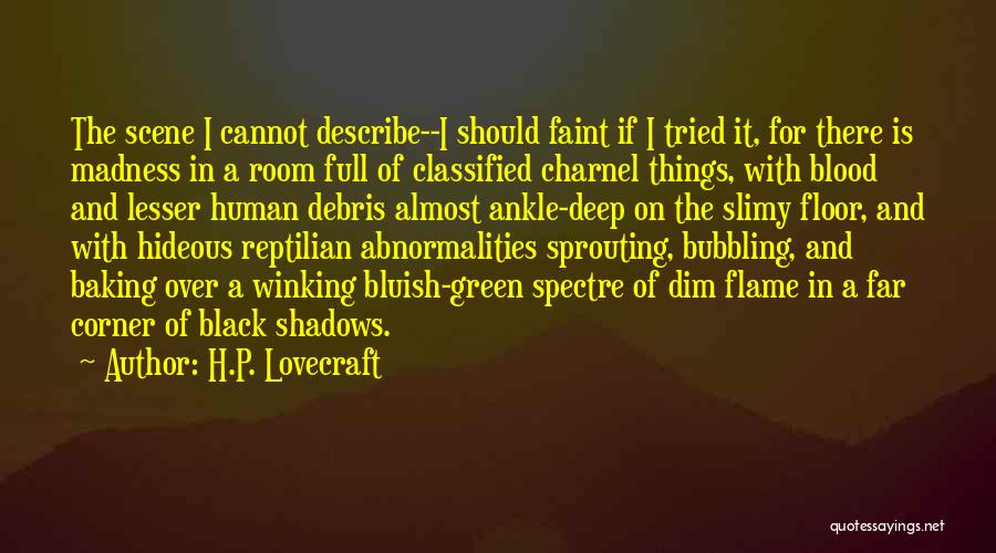 Bluish Quotes By H.P. Lovecraft