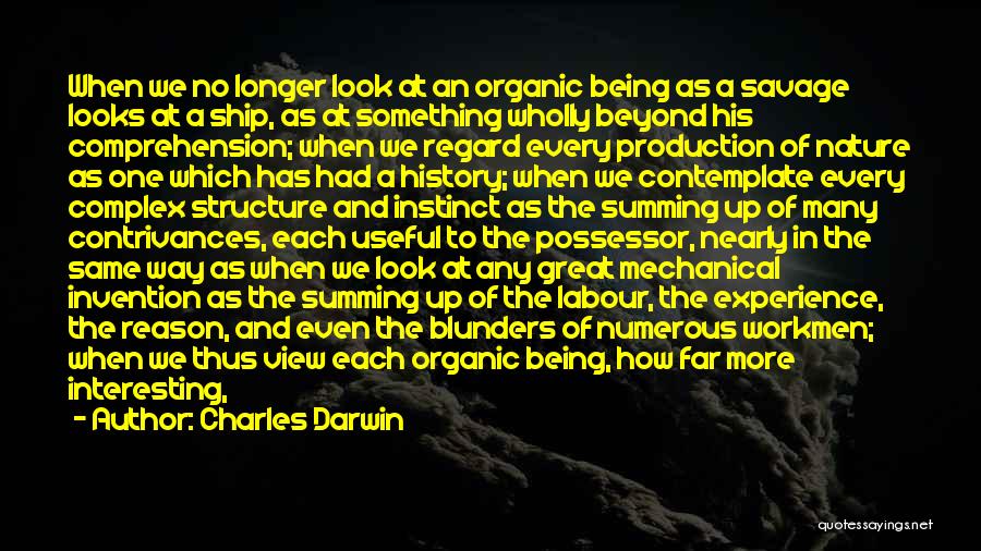 Blunders Quotes By Charles Darwin