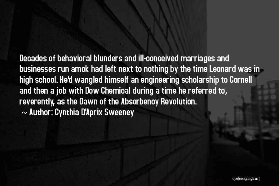 Blunders Quotes By Cynthia D'Aprix Sweeney