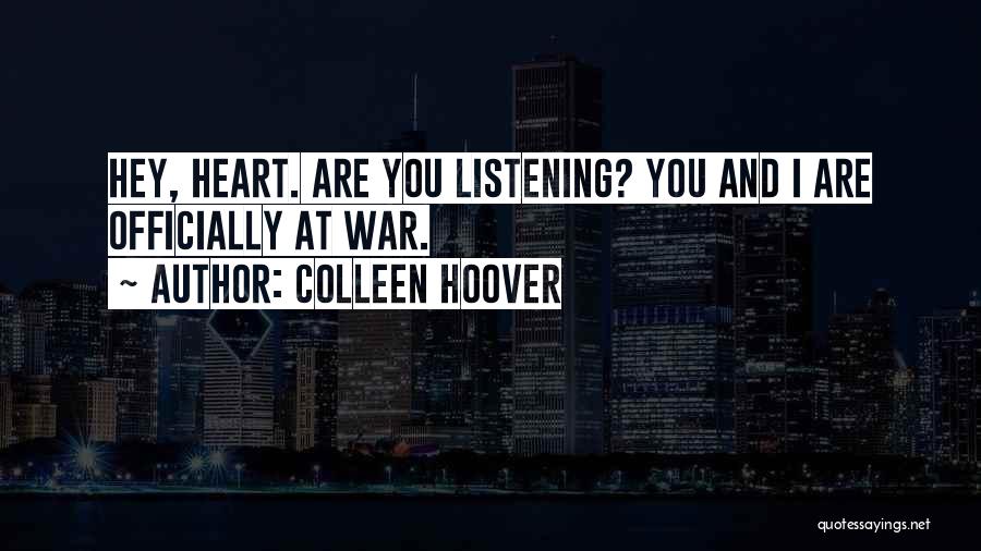 Blunted Mood Quotes By Colleen Hoover