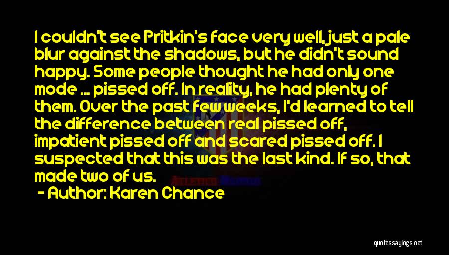 Blur Face Quotes By Karen Chance