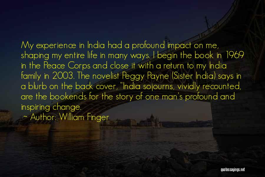 Blurb Quotes By William Finger