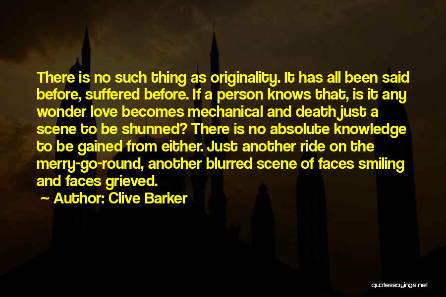 Blurred Love Quotes By Clive Barker