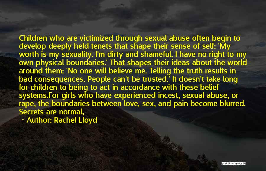 Blurred Love Quotes By Rachel Lloyd