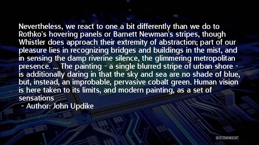 Blurred Vision Quotes By John Updike