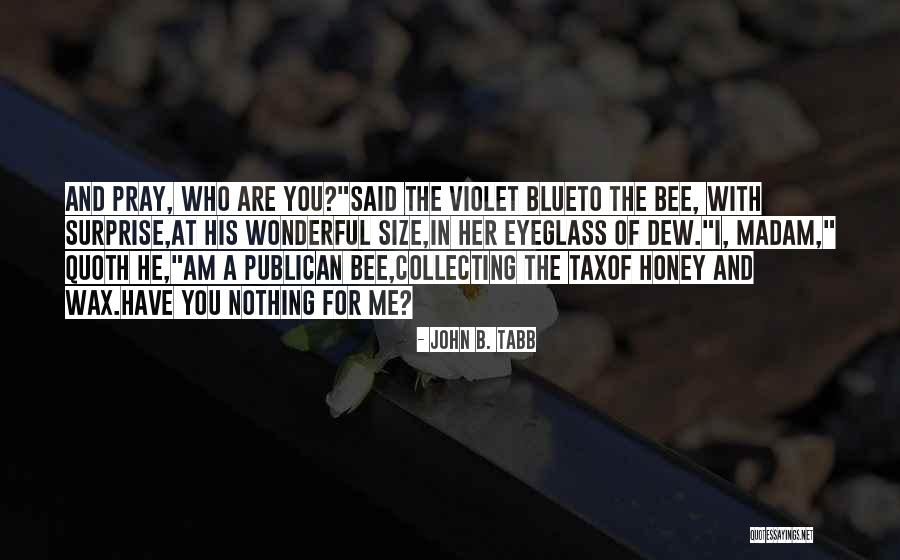 Blurriness Of Vision Quotes By John B. Tabb Blurriness Of Vision Quotes By John B. Tabb