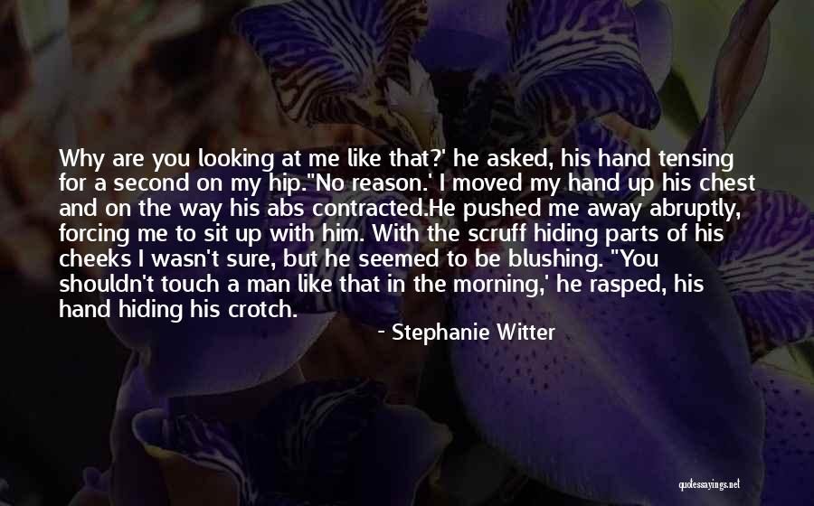 Blushing Cheeks Quotes By Stephanie Witter