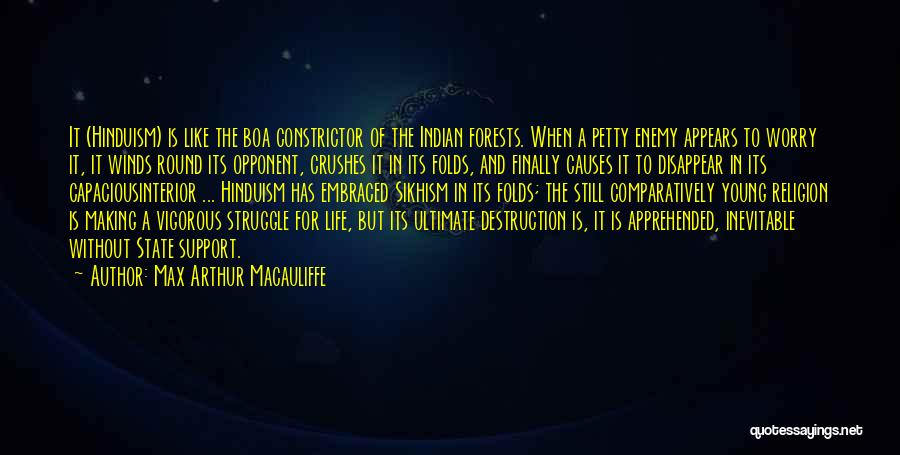 Boa Constrictor Quotes By Max Arthur Macauliffe