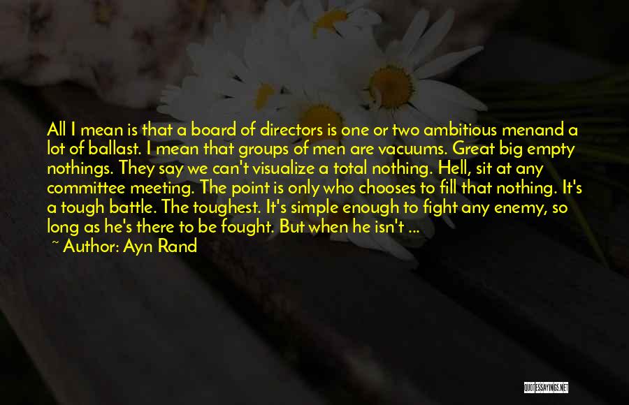 Board Committees Quotes By Ayn Rand