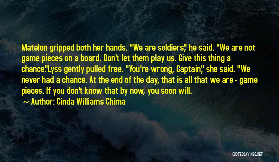 Board Game Love Quotes By Cinda Williams Chima