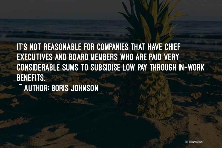 Board Members Quotes By Boris Johnson