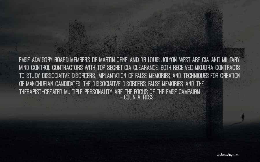 Board Members Quotes By Colin A. Ross