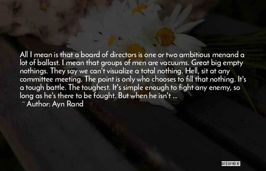 Board Of Directors Quotes By Ayn Rand