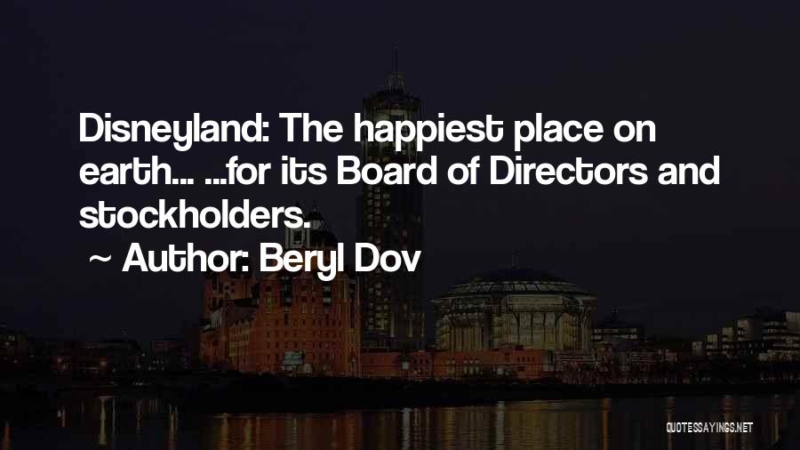 Board Of Directors Quotes By Beryl Dov