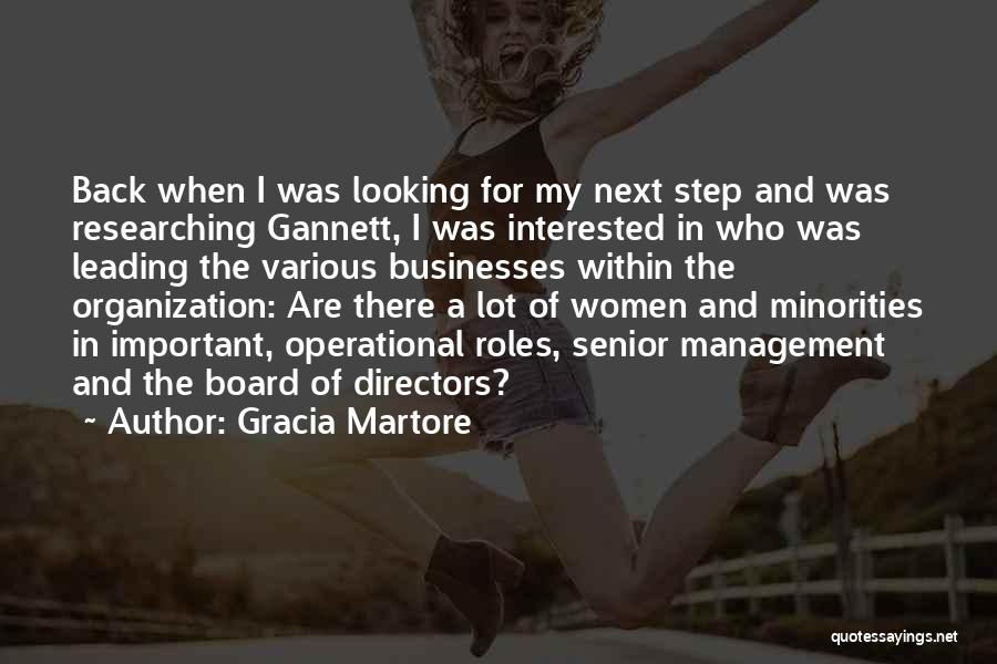 Board Of Directors Quotes By Gracia Martore