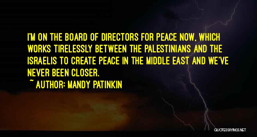 Board Of Directors Quotes By Mandy Patinkin