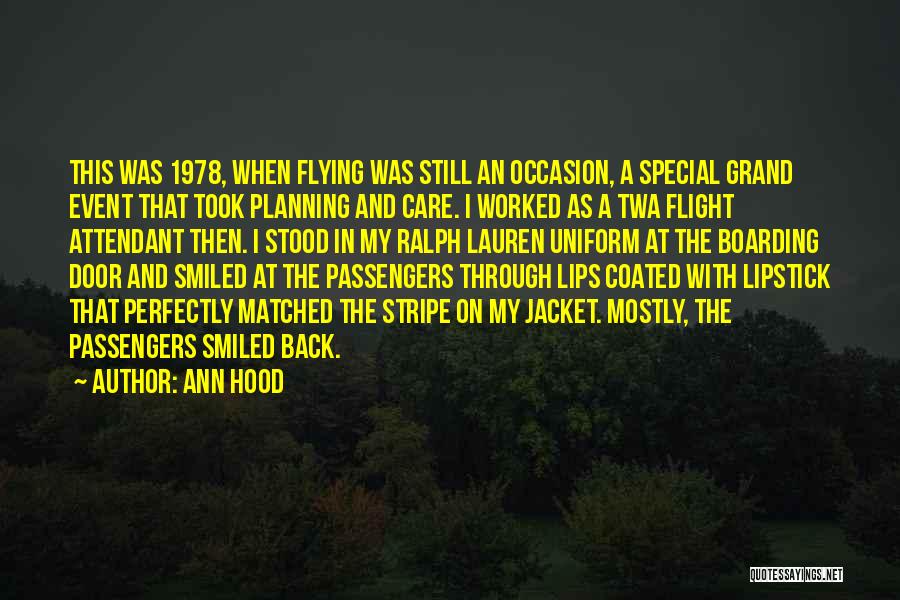 Boarding Quotes By Ann Hood