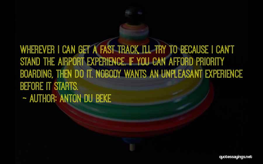 Boarding Quotes By Anton Du Beke