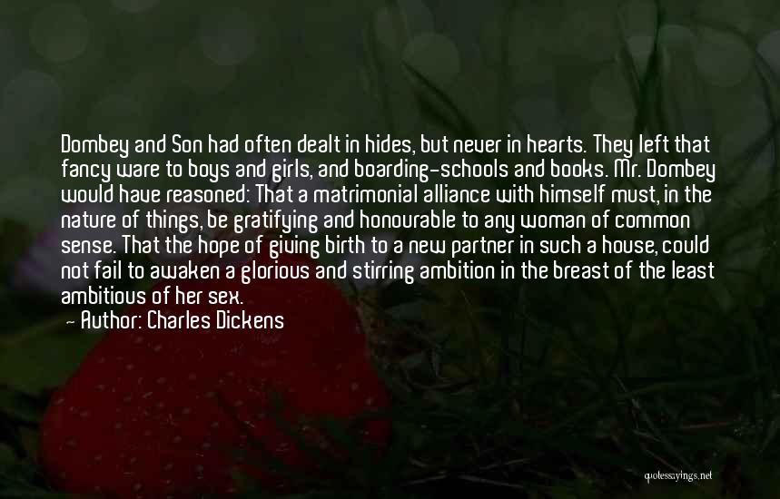 Boarding Quotes By Charles Dickens