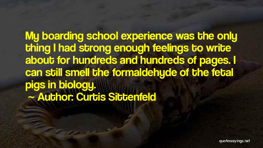 Boarding Quotes By Curtis Sittenfeld