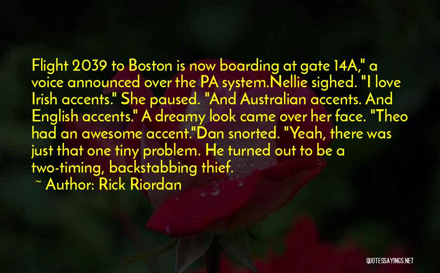 Boarding Quotes By Rick Riordan