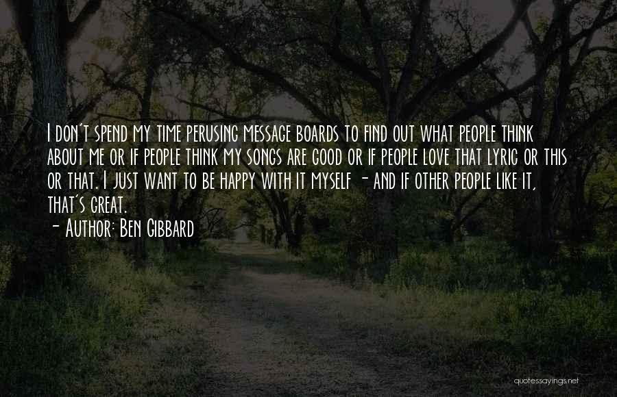 Boards Quotes By Ben Gibbard