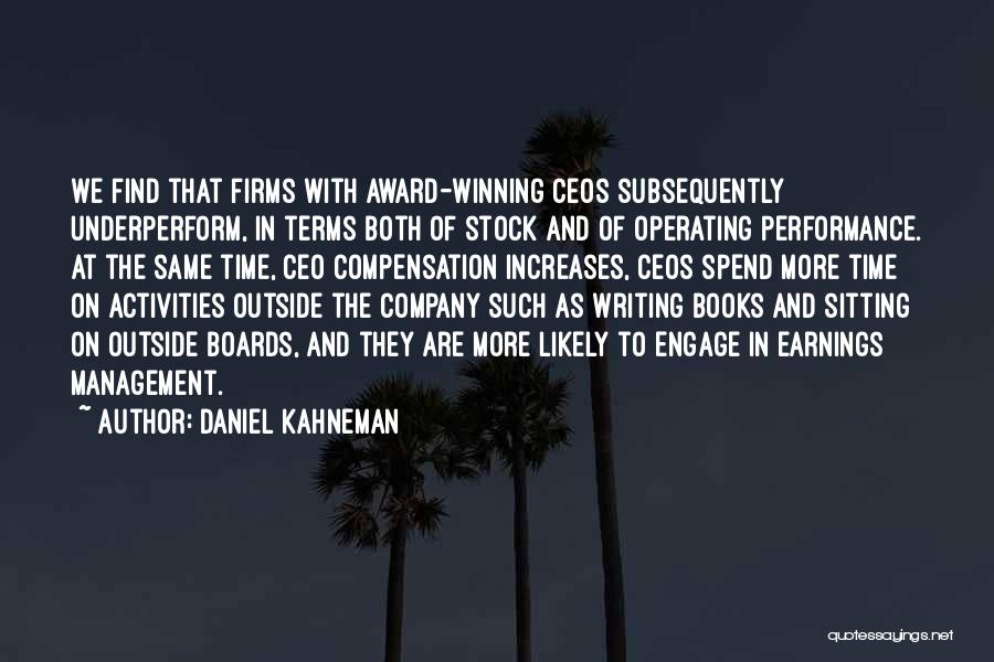 Boards Quotes By Daniel Kahneman