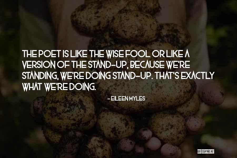 Boasso Savannah Quotes By Eileen Myles Boasso Savannah Quotes By Eileen Myles