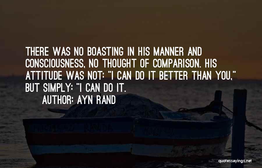 Boasting Quotes By Ayn Rand