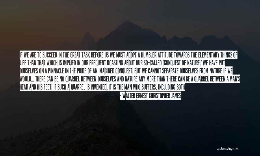 Boasting Quotes By Walter Ernest Christopher James Boasting Quotes By Walter Ernest Christopher James