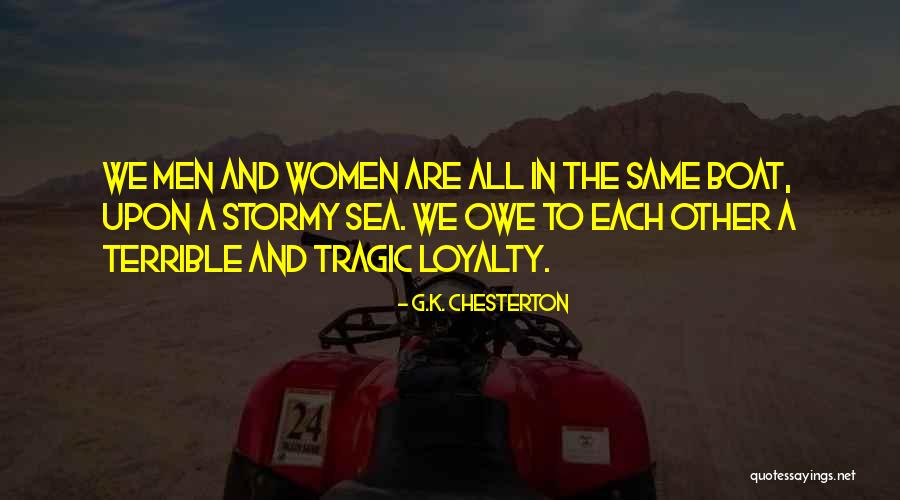 Boat And Sea Quotes By G.K. Chesterton Boat And Sea Quotes By G.K. Chesterton