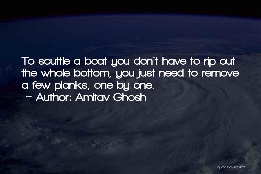 Boat Inspirational Quotes By Amitav Ghosh