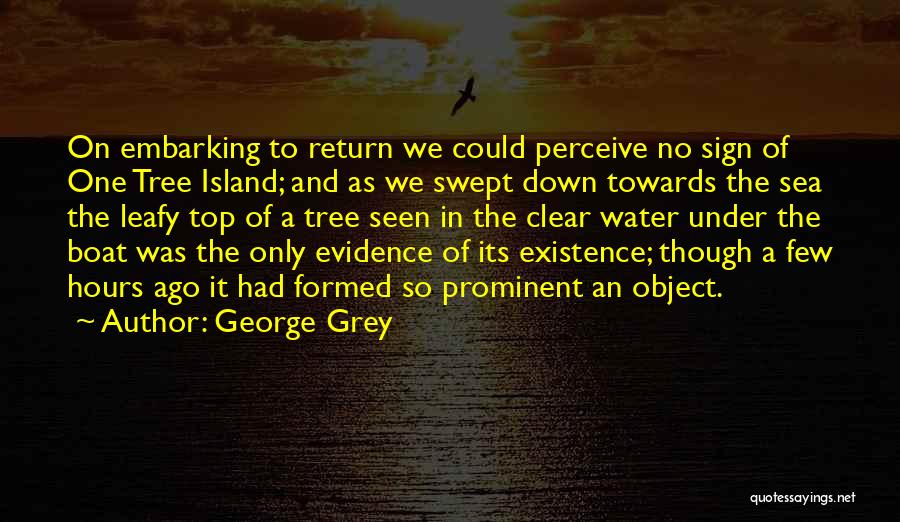 Boat On The Sea Quotes By George Grey