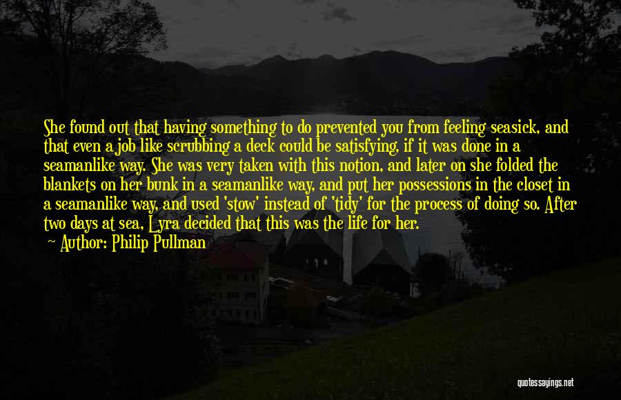 Boat On The Sea Quotes By Philip Pullman