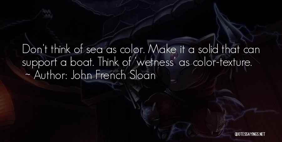 Boat Quotes By John French Sloan