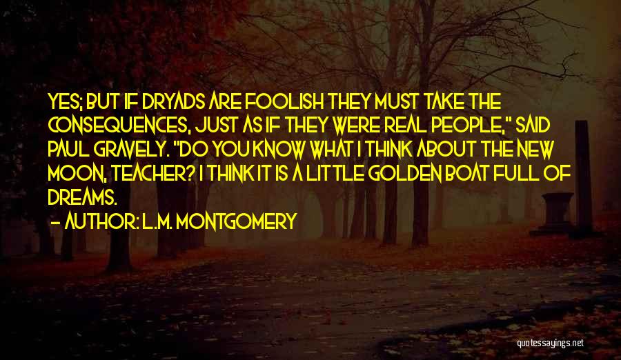 Boat Quotes By L.M. Montgomery