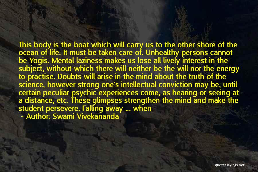 Boat Quotes By Swami Vivekananda